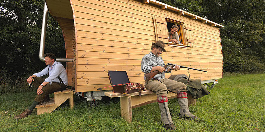 Mobile Jagdhütte