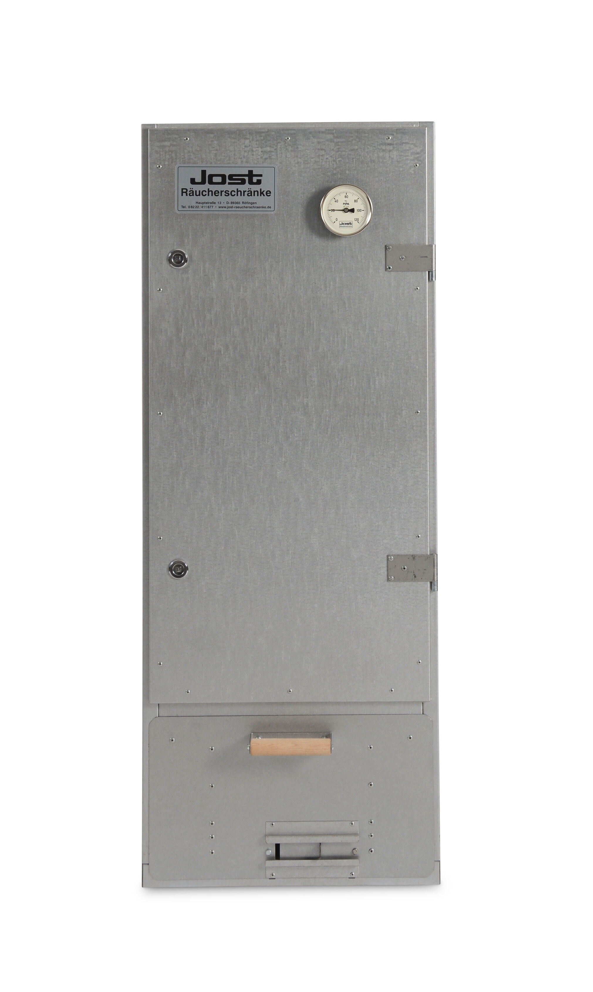 JOST Räucherschrank RS 40 - aluminiert - mit Holzfeuerung JOST Räucherschrank RS 40 - aluminiert - mit Holzfeuerung