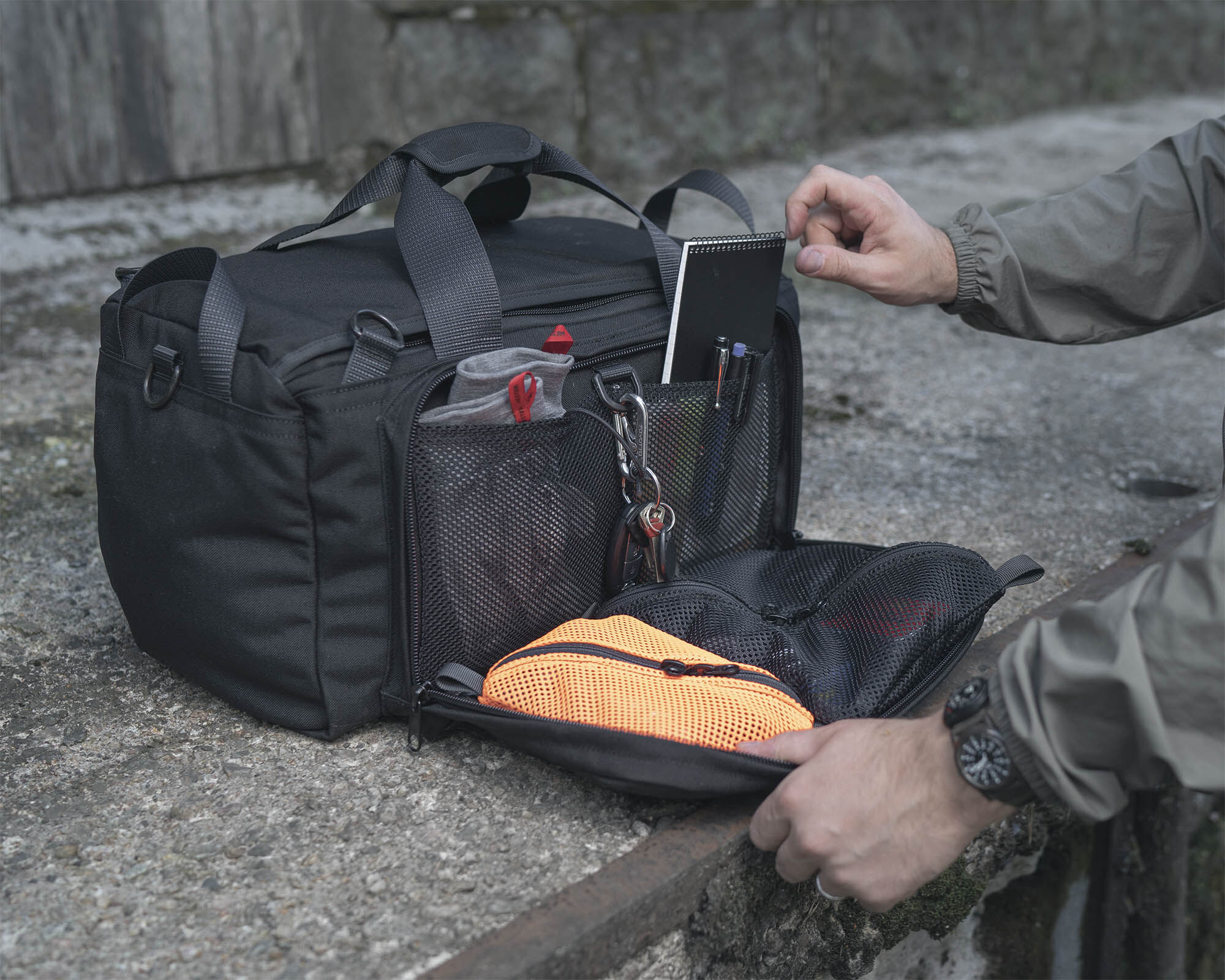 Savotta-Keikka-30-L-Duffel-Bag-Seitenfach Savotta Keikka 30 L Duffel Bag Seitenfach