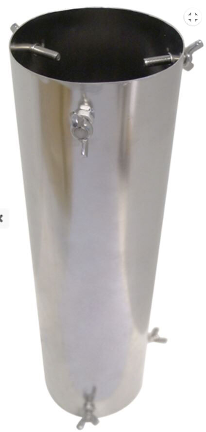 Gstove Hitzeschutz-Rohr (12 cm Durchmesser)
