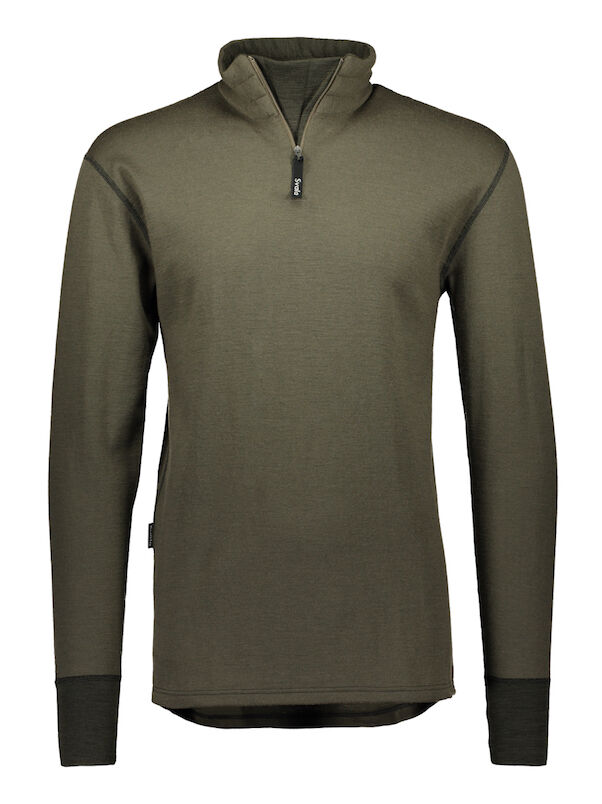 Svala-Merino-Zip-Neck-Shirt-1340-gr-un Svala Merino Zip-Neck Shirt 1340 grün