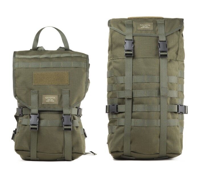 Savotta-Rucksack-J-ager-Mini-Olive-Variabel Savotta Rucksack Jäger Mini Olive variabel