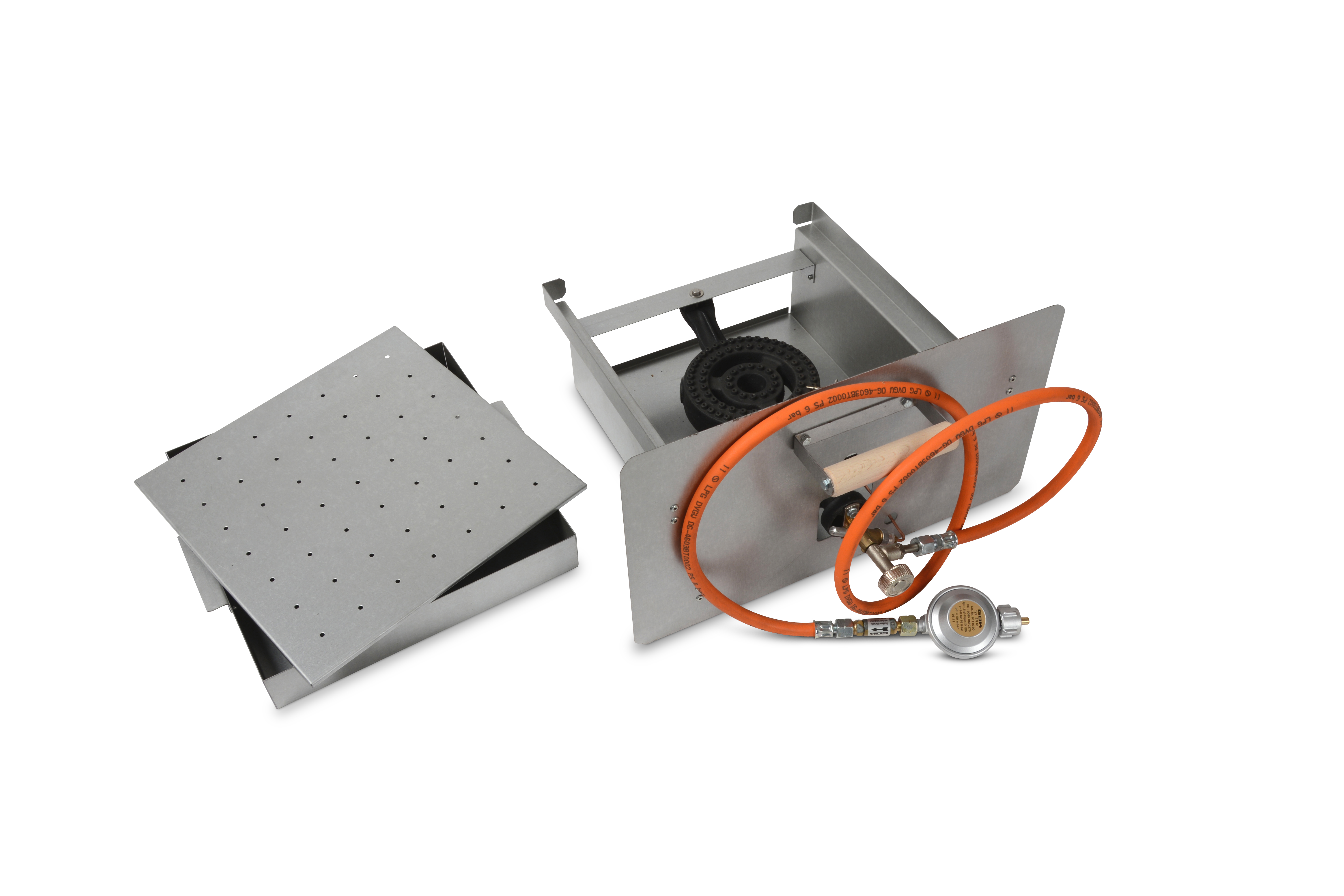 JOST Gasheizung 4 KW für RS 40 / RS 40-H - aluminiert JOST Gasheizung 4 KW für RS 40 / RS 40-H - aluminiert