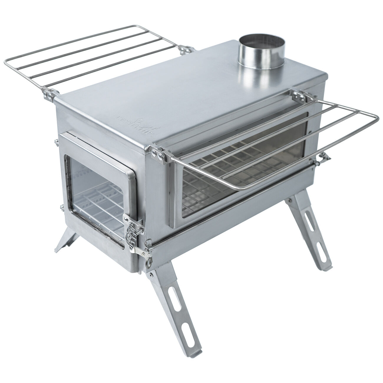 Winnerwell® Nomad PLUS Double View External Air L-sized Wood Burning Tent Stove Winnerwell® Nomad PLUS Double View External Air L-sized Wood Burning Tent Stove